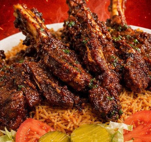 Grilled lamb chops